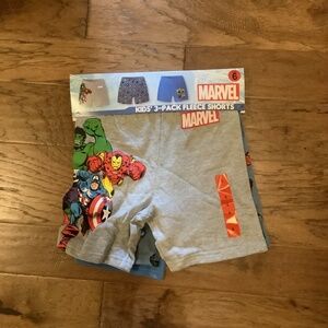 Marvel boys 3-pack fleece shorts